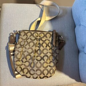 COACH cross body, used , small size.